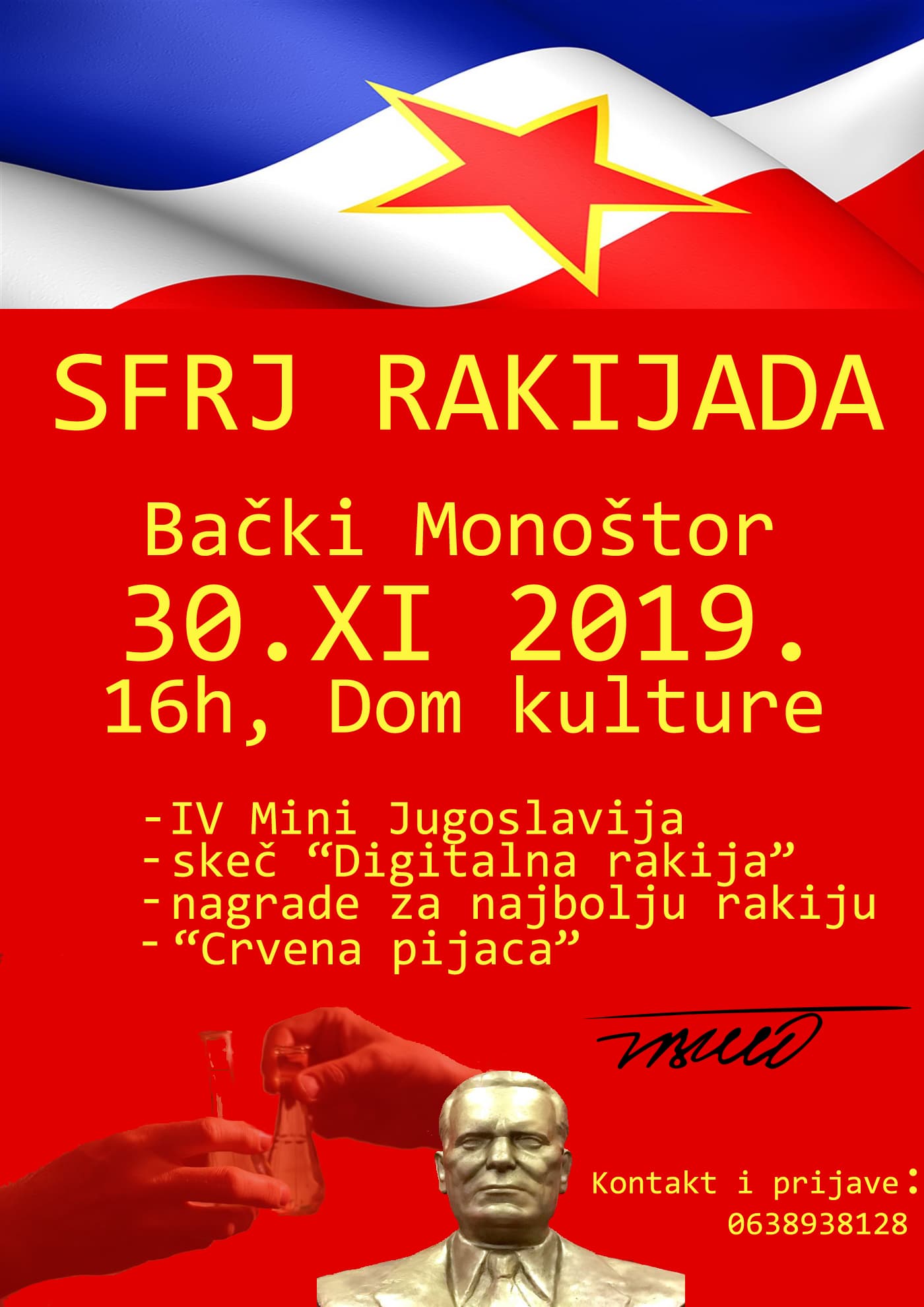 Rakijada u Bačkom Monoštoru uz sećanje na SFRJ