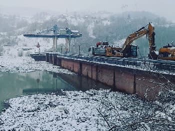 Zbog meteoroloških prilika odlažu se radovi na čišćenju Potpećkog jezera