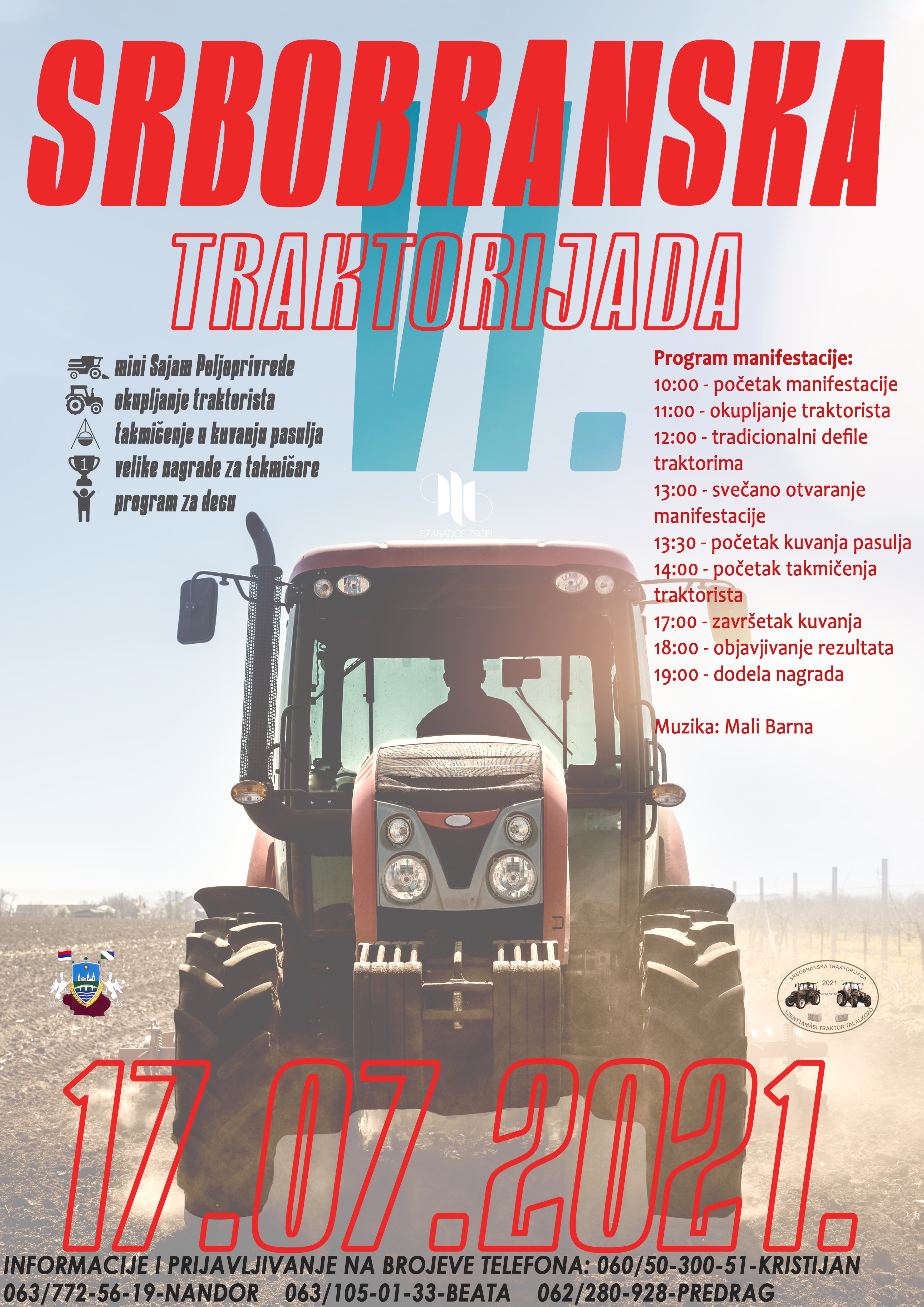 Traktorijada u Srbobranu poziva goste