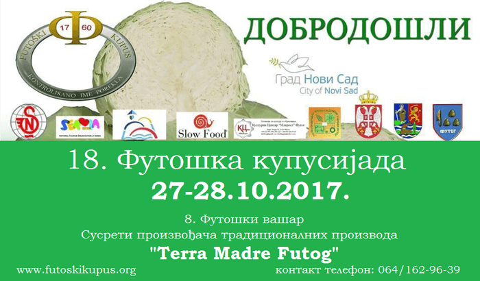 Za vikend Futoška kupusijada i Terra madre Futog